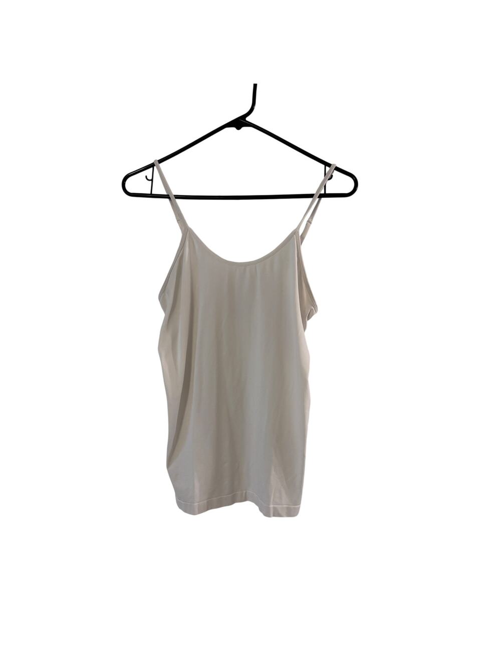 Nordstrom White Cami Tank Top Large Adjustable Straps